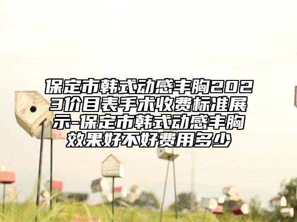 保定市韓式動感豐胸2023價目表手術(shù)收費標準展示-保定市韓式動感豐胸效果好不好費用多少
