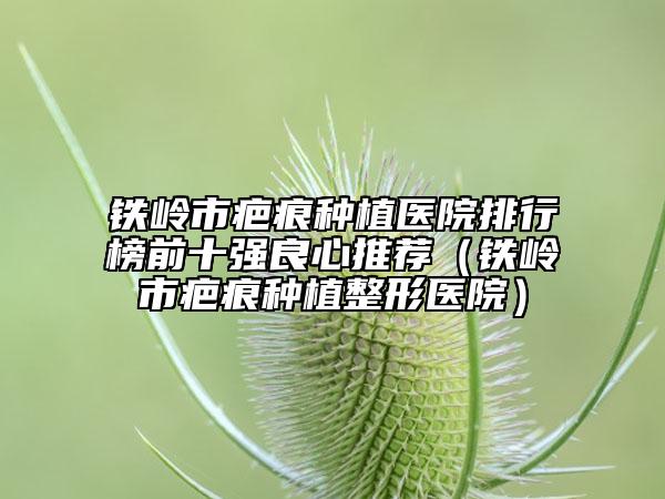 鐵嶺市疤痕種植醫(yī)院排行榜前十強(qiáng)良心推薦（鐵嶺市疤痕種植整形醫(yī)院）