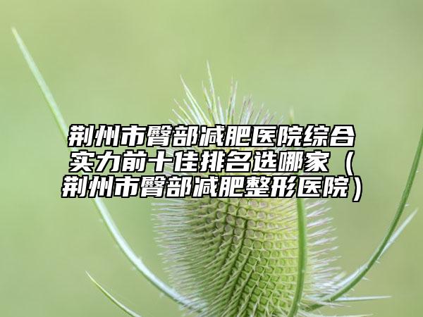 荊州市臀部減肥醫(yī)院綜合實力前十佳排名選哪家（荊州市臀部減肥整形醫(yī)院）