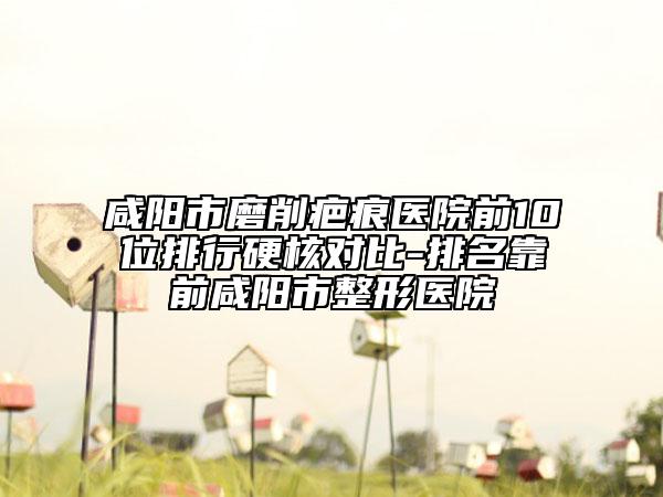 咸陽(yáng)市磨削疤痕醫(yī)院前10位排行硬核對(duì)比-排名靠前咸陽(yáng)市整形醫(yī)院