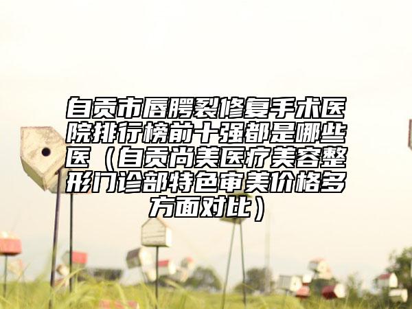自貢市唇腭裂修復手術(shù)醫(yī)院排行榜前十強都是哪些醫(yī)（自貢尚美醫(yī)療美容整形門診部特色審美價格多方面對比）