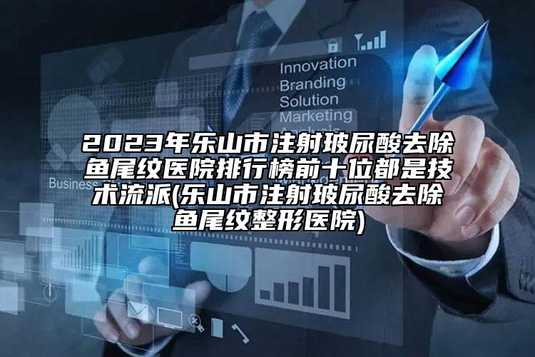 2023年樂山市注射玻尿酸去除魚尾紋醫(yī)院排行榜前十位都是技術(shù)流派(樂山市注射玻尿酸去除魚尾紋整形醫(yī)院)