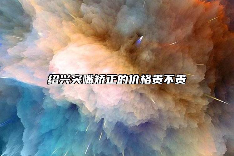 紹興突嘴矯正的價格貴不貴