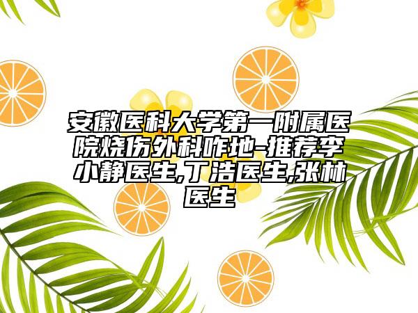 安徽醫(yī)科大學第一附屬醫(yī)院燒傷外科咋地-推薦李小靜醫(yī)生,丁浩醫(yī)生,張林醫(yī)生