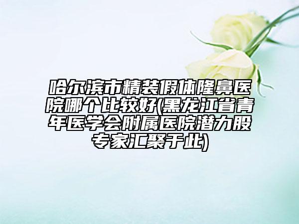 哈爾濱市精裝假體隆鼻醫(yī)院哪個比較好(黑龍江省青年醫(yī)學會附屬醫(yī)院潛力股專家匯聚于此)