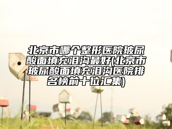 北京市哪個整形醫(yī)院玻尿酸面填充淚溝最好(北京市玻尿酸面填充淚溝醫(yī)院排名榜前十位匯集)