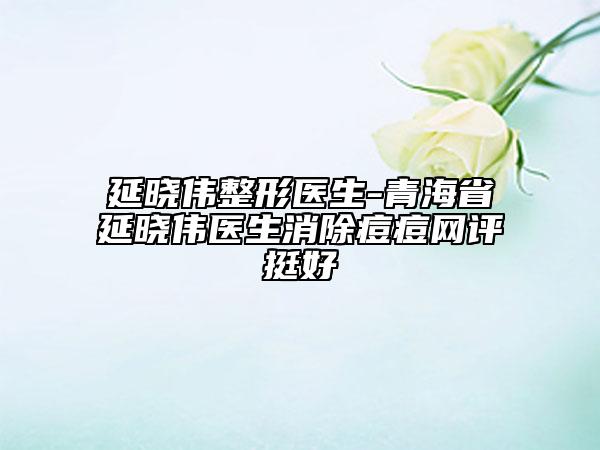 延曉偉整形醫(yī)生-青海省延曉偉醫(yī)生消除痘痘網(wǎng)評(píng)挺好
