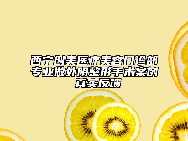 西寧創(chuàng)美醫(yī)療美容門診部專業(yè)做外陰整形手術案例 真實反饋