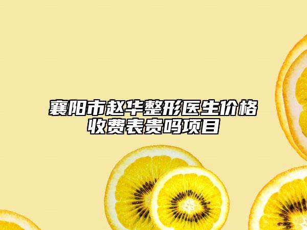襄陽市趙華整形醫(yī)生價格收費(fèi)表貴嗎項(xiàng)目