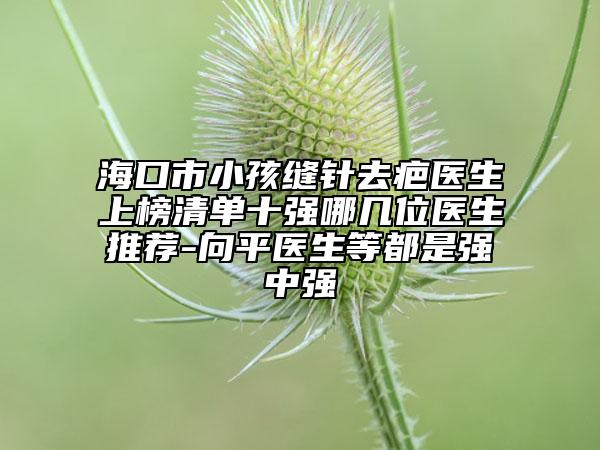 海口市小孩縫針去疤醫(yī)生上榜清單十強(qiáng)哪幾位醫(yī)生推薦-向平醫(yī)生等都是強(qiáng)中強(qiáng)