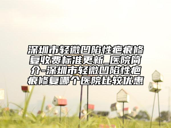 深圳市輕微凹陷性疤痕修復(fù)收費(fèi)標(biāo)準(zhǔn)更新_醫(yī)院簡介-深圳市輕微凹陷性疤痕修復(fù)哪個(gè)醫(yī)院比較優(yōu)惠