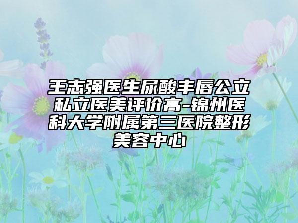王志強(qiáng)醫(yī)生尿酸豐唇公立私立醫(yī)美評(píng)價(jià)高-錦州醫(yī)科大學(xué)附屬第三醫(yī)院整形美容中心