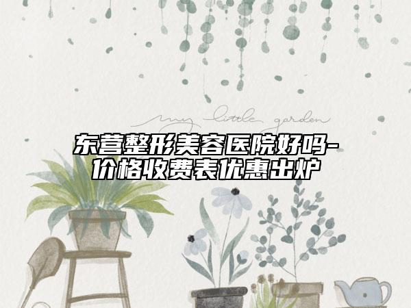 東營整形美容醫(yī)院好嗎-價格收費表優(yōu)惠出爐