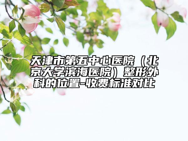 天津市第五中心醫(yī)院（北京大學(xué)濱海醫(yī)院）整形外科的位置-收費(fèi)標(biāo)準(zhǔn)對(duì)比