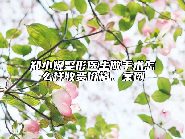 鄭小婉整形醫(yī)生做手術(shù)怎么樣收費(fèi)價(jià)格、案例